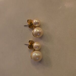 Vintage faux pearl earrings